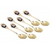 Kpl. 6 łyżeczek - Motyw Grecki (CARMANI) 103-8009