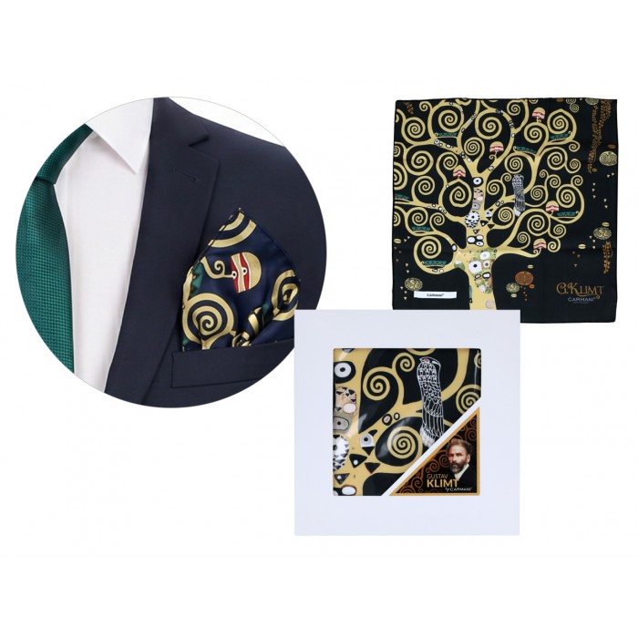 Poszetka - G. Klimt, Drzewo (CARMANI) 023-4320