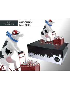 CowParade Lait Triporteur, Paris 2006, autor: Martine Diotalevi 359-0651