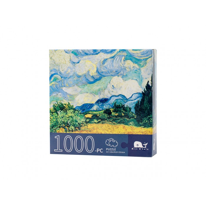 Puzzle - V. van Gogh, Droga z cyprysami, 1000 elementów 021-6011