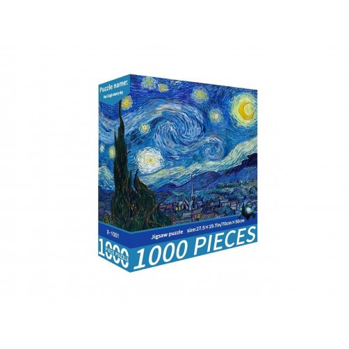 Puzzle - V. van Gogh, Gwiaździsta Noc, 1000 elementów 021-6012