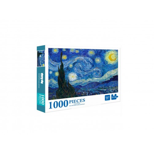 Puzzle - V. van Gogh, Gwiaździsta Noc, 1000 elementów 021-6013