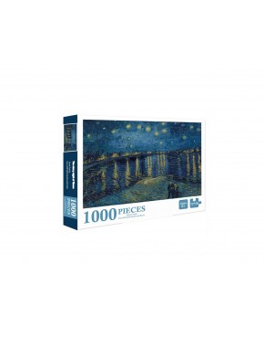 Puzzle - V. van Gogh, Gwiaździsta Noc nad Rodanem, 1000 elementów 021-6015