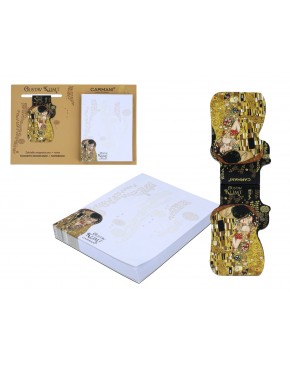 Kpl. Notes magnetyczny i magnes - G. Klimt, Pocałunek (CARMANI) 022-0132