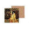 Kpl. 4 Podkładek ceramicznych - Inspirowane malarstwem G. Klimt (CARMANI) 008-3026