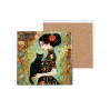 Kpl. 4 Podkładek ceramicznych - Inspirowane malarstwem G. Klimt (CARMANI) 008-3029