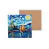 Kpl. 4 Podkładek ceramicznych - Inspirowane malarstwem V. van Gogh (CARMANI) 008-3109
