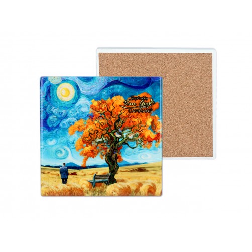 Kpl. 4 Podkładek ceramicznych - Inspirowane malarstwem V. van Gogh (CARMANI) 008-3111