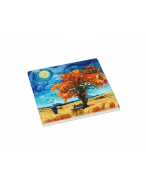 Kpl. 4 Podkładek ceramicznych - Inspirowane malarstwem V. van Gogh (CARMANI) 008-3111