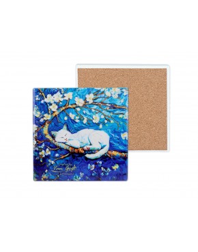 Kpl. 4 Podkładek ceramicznych - Inspirowane malarstwem V. van Gogh (CARMANI) 008-3116