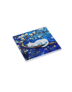 Kpl. 4 Podkładek ceramicznych - Inspirowane malarstwem V. van Gogh (CARMANI) 008-3116