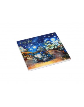 Kpl. 4 Podkładek ceramicznych - Inspirowane malarstwem V. van Gogh (CARMANI) 008-3117