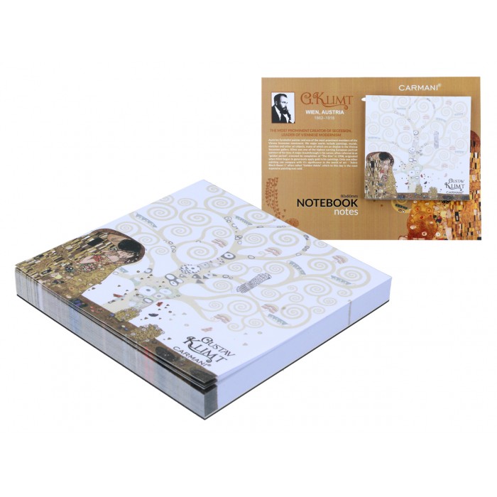 Notes - G. Klimt, Pocałunek i Drzewo życia (CARMANI) 022-0049