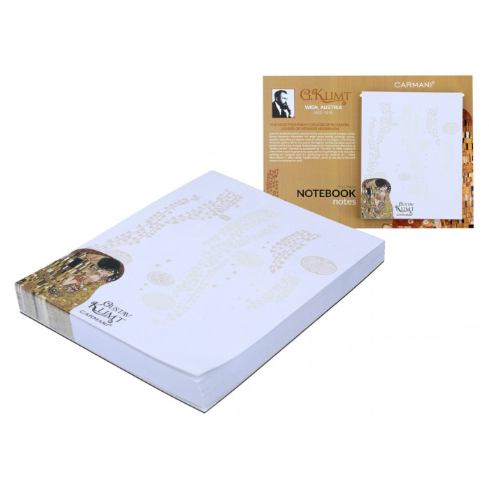 Notes - G. Klimt, Pocałunek (CARMANI) 022-0042