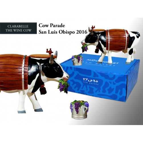 Cow Parade Clarabelle the Wine Cow 359-0673