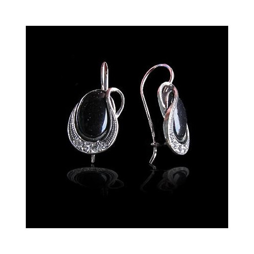 Kolczyki srebrne z nocą kairu C-4 CKO-1198