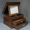 Drewniana szkatułka na biżuterię MST400B