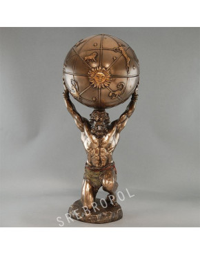 Figurka Atlas - otwierany glob Veronese WU74773A4