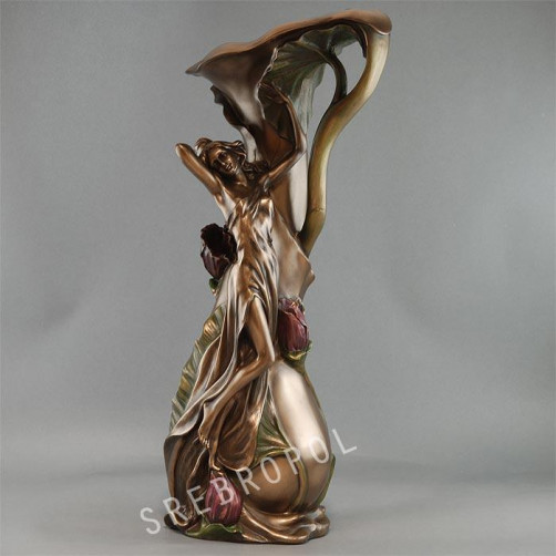 Secesyjny dzban z rozmarzoną kobietą AN10038V4