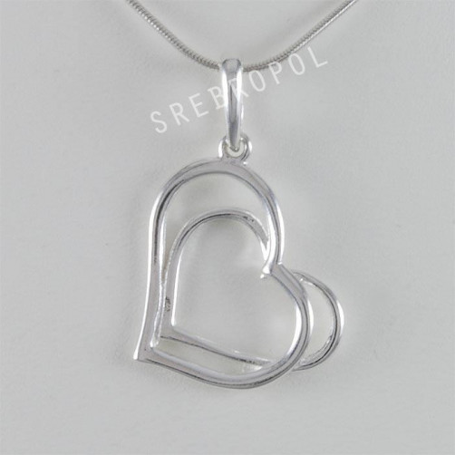 Zawieszka srebrna serce SH 1.9g