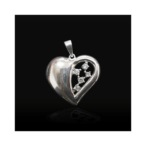 Zawieszka srebrna z cyrkoniami TU 32/0 7.9g