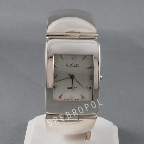 Zegarek srebrny damski na bransolecie Violett 9