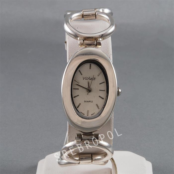 Zegarek srebrny damski na bransolecie Violett 16
