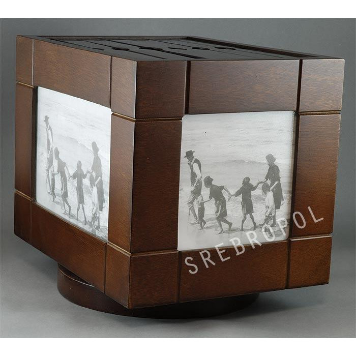 Drewniany, obrotowy album na 120 zdjęć MST13