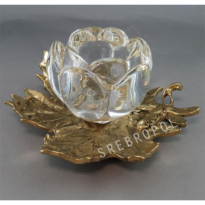 Świecznik mosiądzowany 1-07