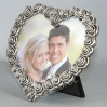 Ramka na zdjęcie w kształcie serca z różyczkami CK-488-BP