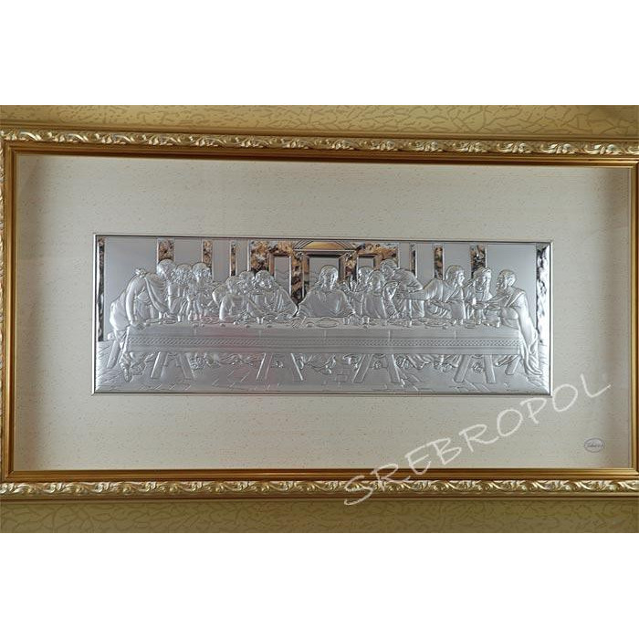 Ostatnie wieczerza w ramie 1278/1ORO