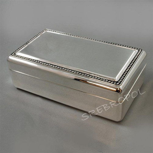Szkatułka posrebrzana 460-2136