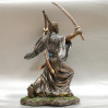 Duża figurka samuraj z dwoma mieczami Veronese WU73070V4