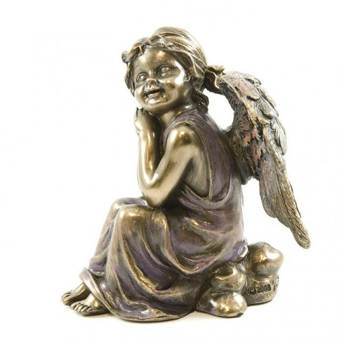 Figurine ange pensif à poser - L'Incroyable