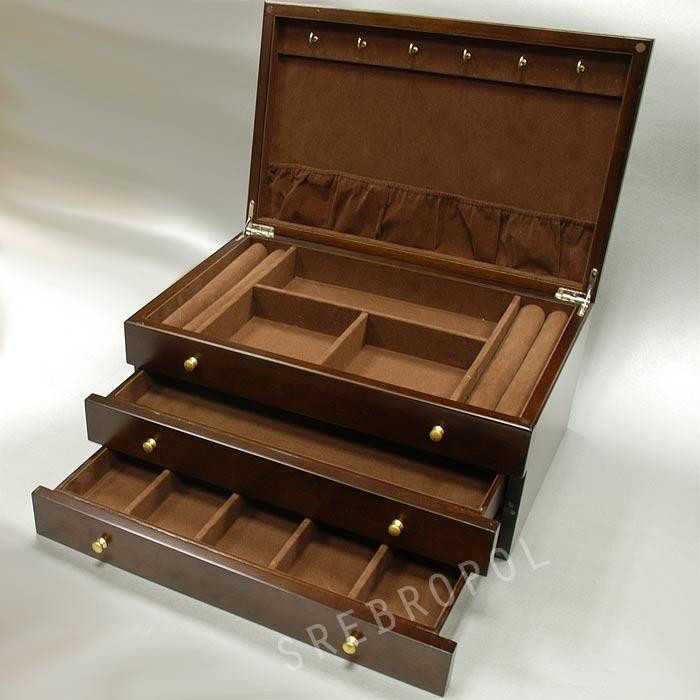 Kasetka drewniana z haczykami MST04