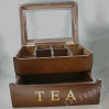 Drewniana skrzynka na herbate MSY22
