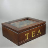 Drewniana skrzynka na herbate MSY23