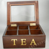 Drewniana skrzynka na herbate MSY23