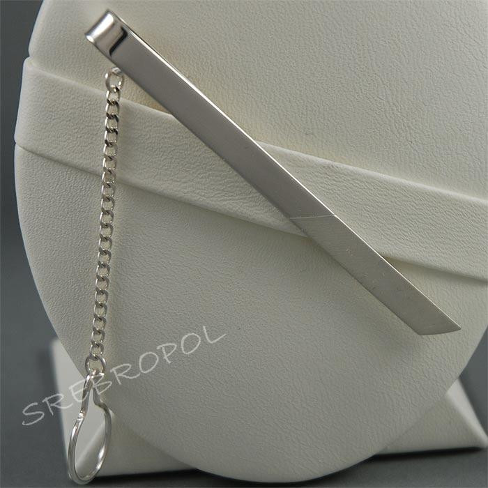 Srebrna spinka do krawata S8-K 29/0