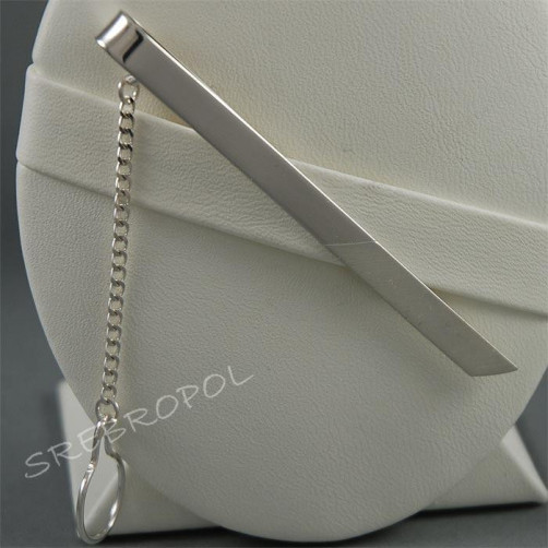 Srebrna spinka do krawata S8-K 29/0