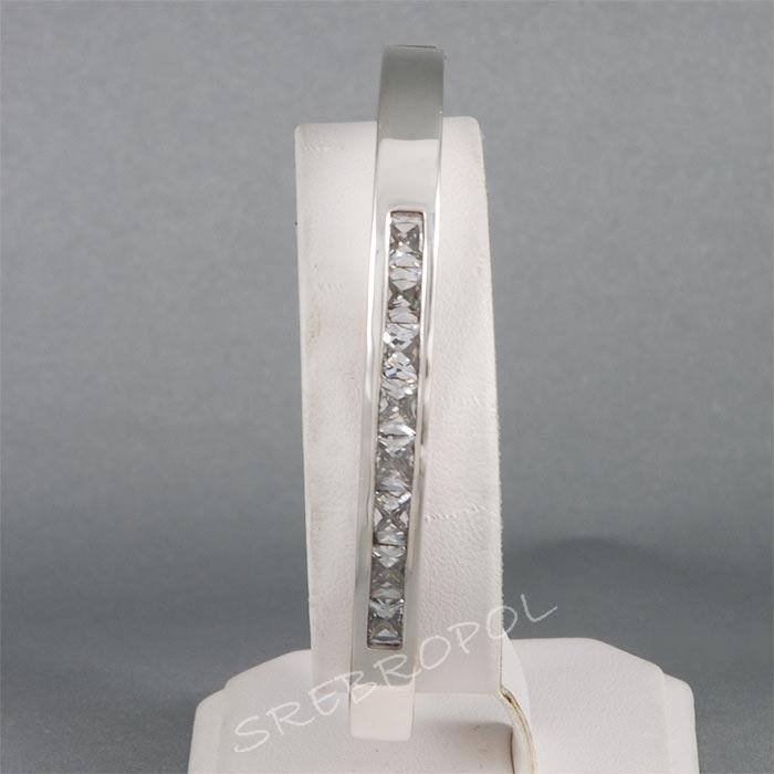 Bransoletka srebrna z cyrkoniami BRS 135/0