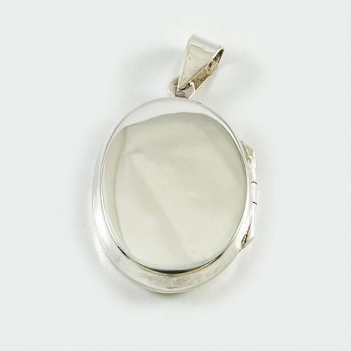 Zawieszka srebrna owal otwierany W-PU JA 42/0