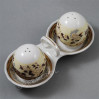 Pieprzniczka i solniczka - porcelana japońska Pawie FIL135K