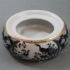 Dzbanek z podgrzewaczem - porcelana japońska Pawie niebieskie FIL420KN