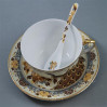 Filiżanki w kole - porcelana japońska Pawie FIL680K