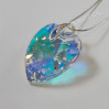 Serce z kryształkiem swarovskiego - CRYSTAL AB 40.0 mm