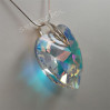 Serce z kryształkiem swarovskiego - CRYSTAL AB 40.0 mm