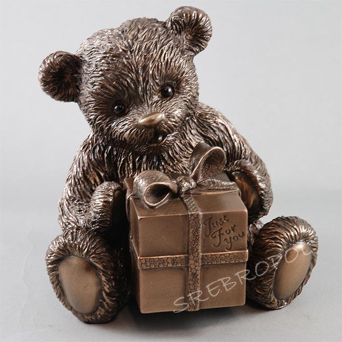 Figurka miś z prezentem - DLA CIEBIE GN07755A1