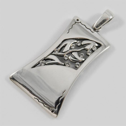 Wisiorek srebrny z cyrkoniami SA 430 8.3g