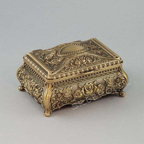 Szkatułka mosiądzowana 461-4736